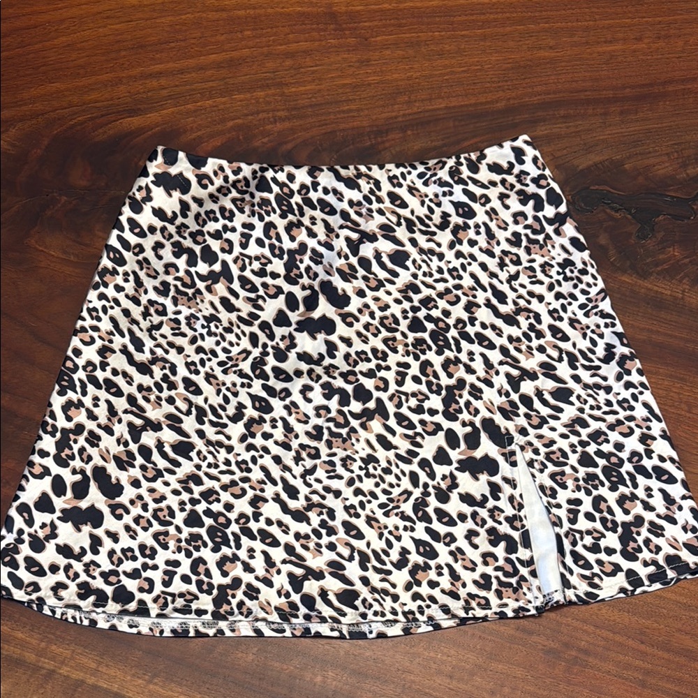 Leopard Print Women's Skirt